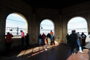 "People check out the view from the top of the water tower Sunday. (Pioneer Press: Scott Takushi) "