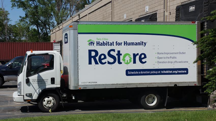 Twin Cities Habitat for Humanity ReStore truck
