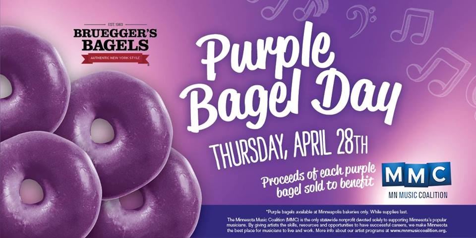 Bruegger’s Bagels Pays Tribute to Prince