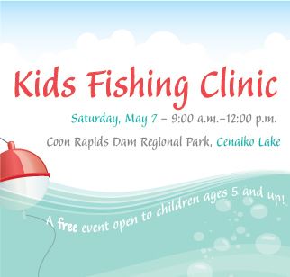 Free Kids Fishing Clinic in Coon Rapids