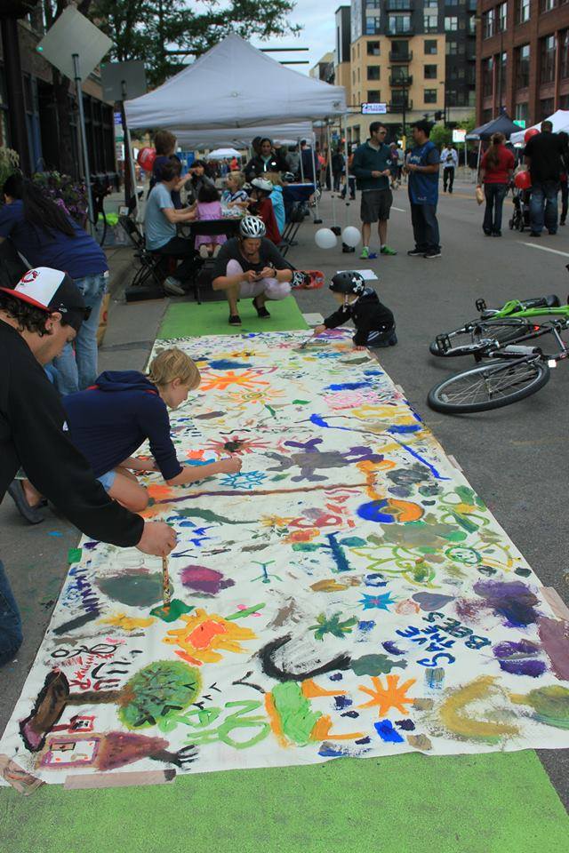 Open Streets Minneapolis Art Activity
