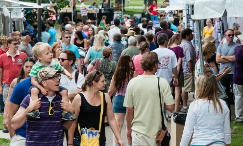 Crowd at Loring Park Art Festival