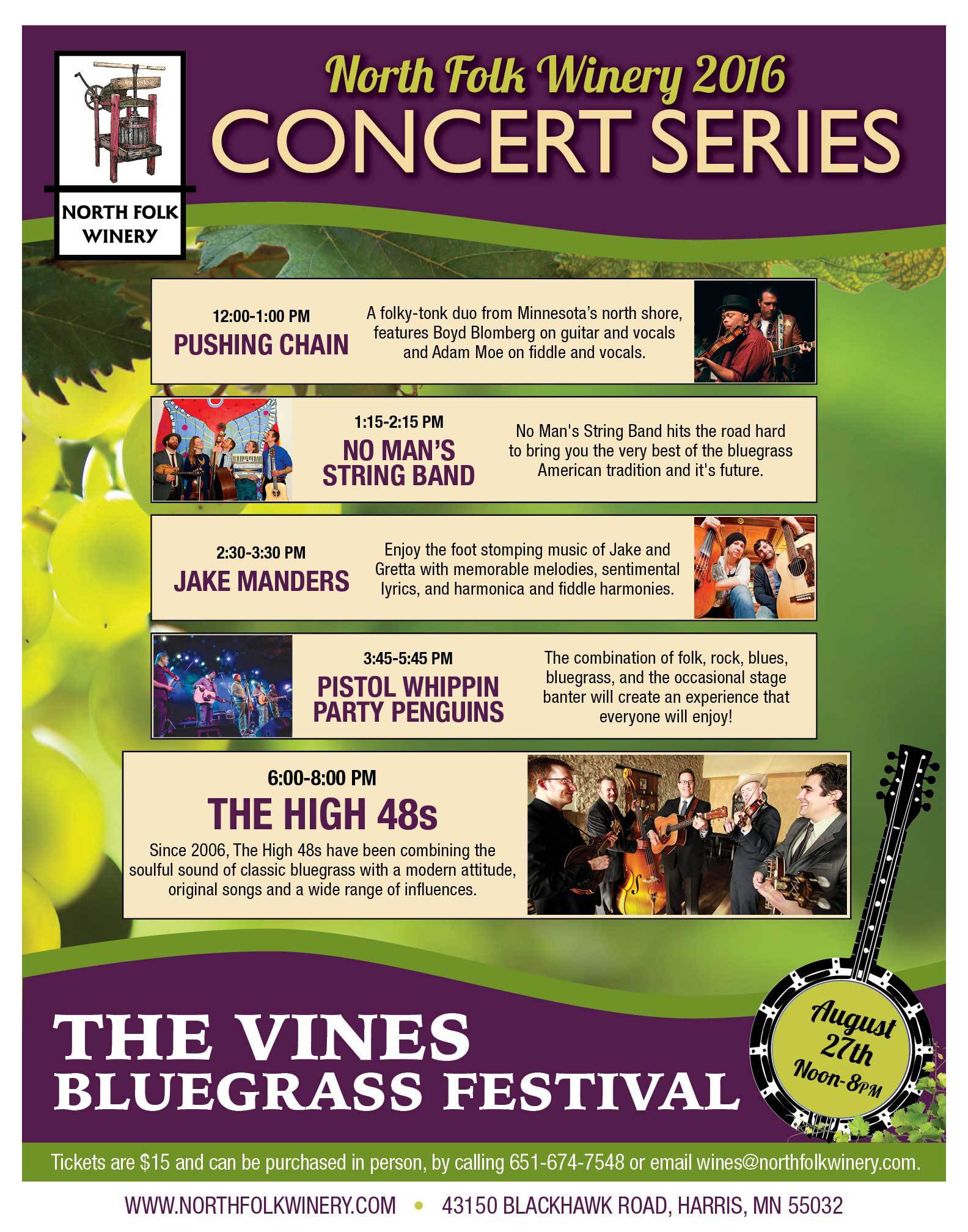 The Vines Bluegrass Festival Thrifty Minnesota