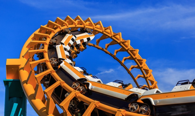 Corkscrew at Valleyfair