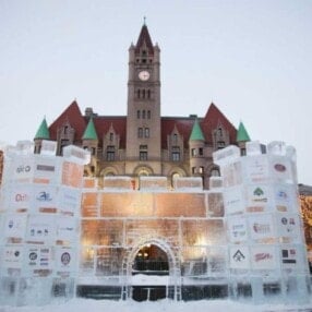 St Paul Winter Carnival Ice Sclupture.