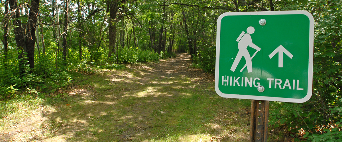 hiking sign