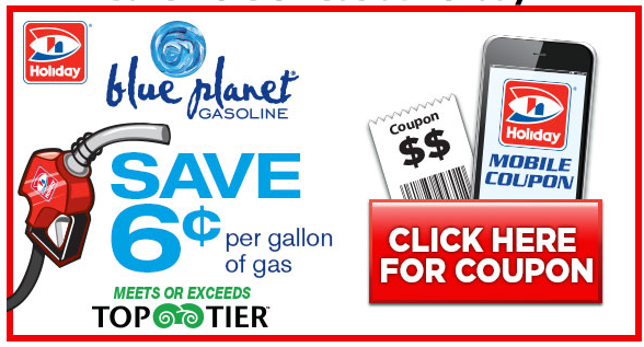 Holiday Gas Coupon