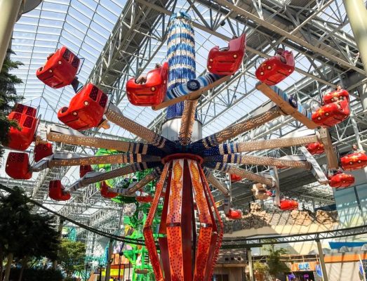 ride at Nickelodeon Universe