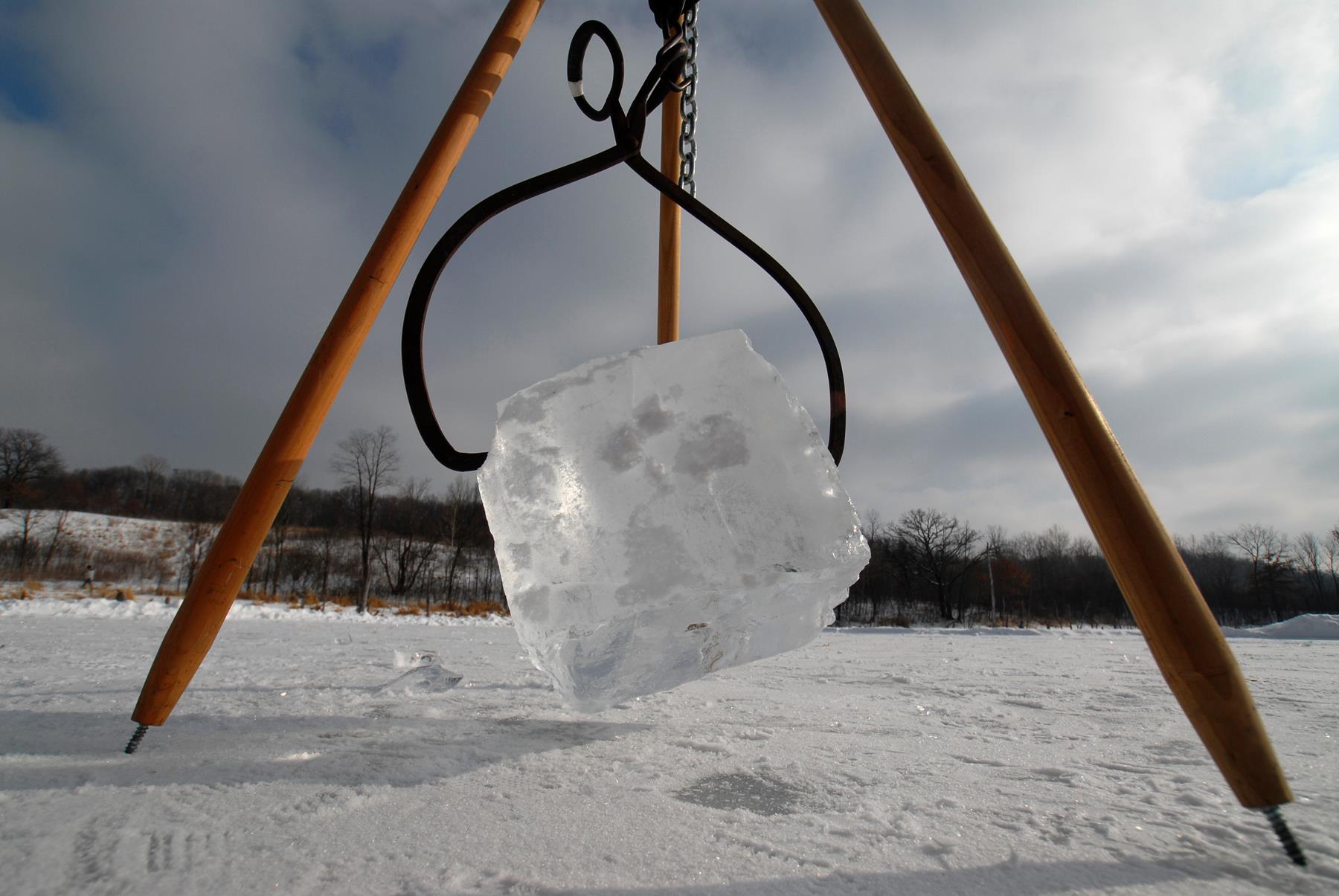 Ice Harvesting Day at Richardson Nature Center - Thrifty Minnesota