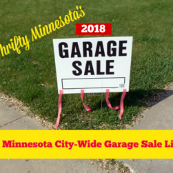 2018 Minnesota City Wide Garage Sales List