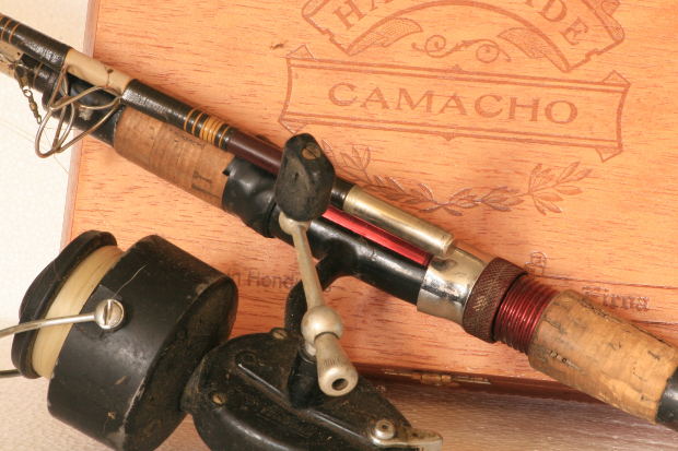 collectible fishing rod and reel
