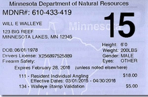 Minnesota Fishing License