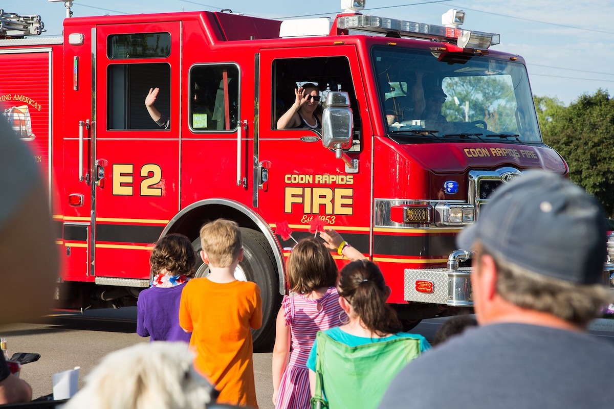 Coon Rapids Fire Truck 4th of July Parade.