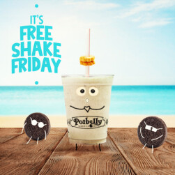 Potbelly Free Shake Friday