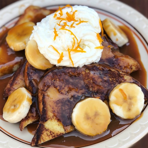 Bananas Foster French Toast Hamline Dining Hall MN State Fair