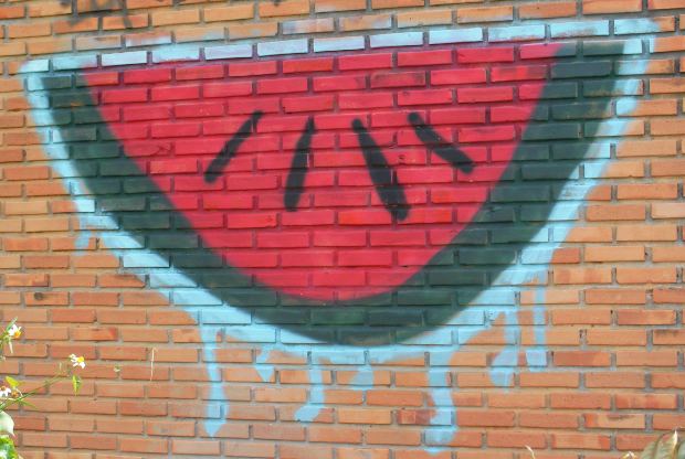 watermelon mural in Vining MN