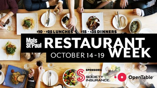 Restaurant Week in the Twin Cities – 10/14 to 10/19 - Thrifty Minnesota