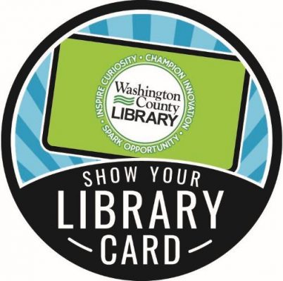 Show Your Library Card Discount Program at Washington County Library