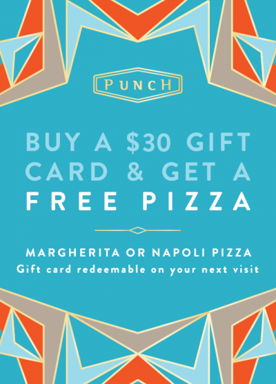 Punch Pizza Gift Card Bonus