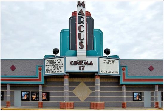 Marcus Theatres Elk River Building.