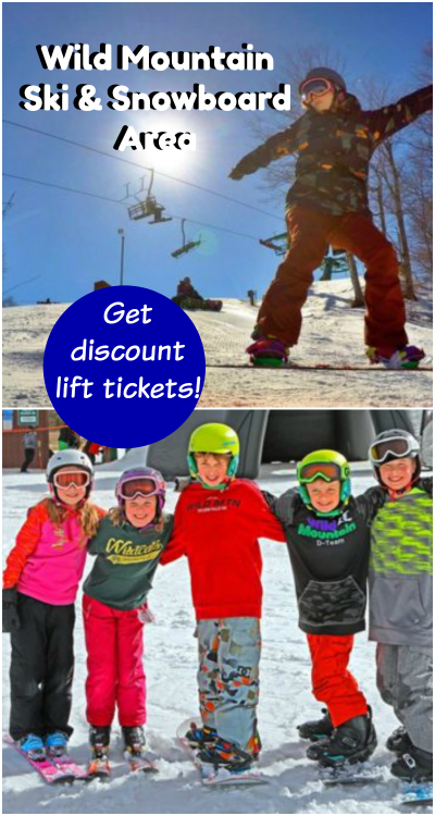 Wild Mountain Ski and Snowboard Area Discount Tickets