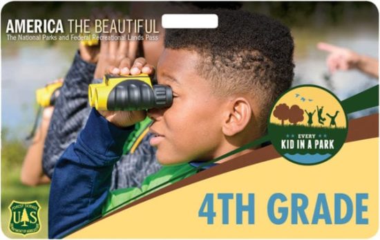 free park passes for 4th graders.