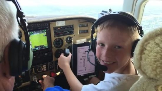 boy as co pilot