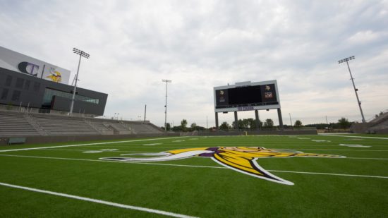 field at TCO Stadium for Vikings Training