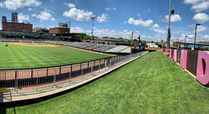 berm at CHS Field St Paul Saints