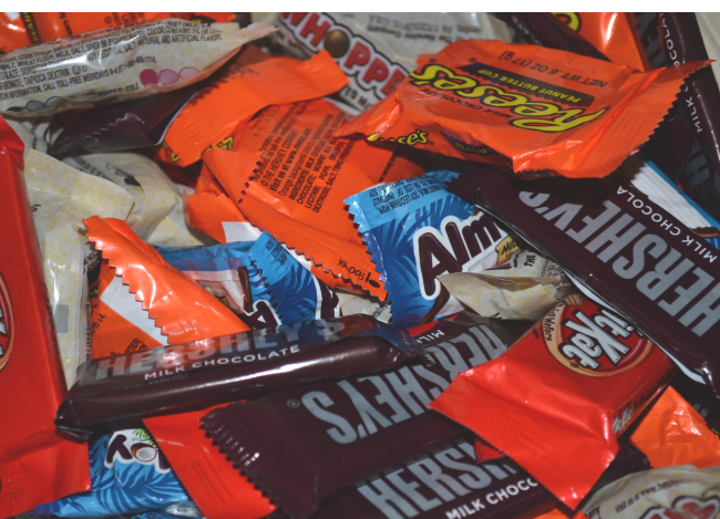 leftover halloween candy