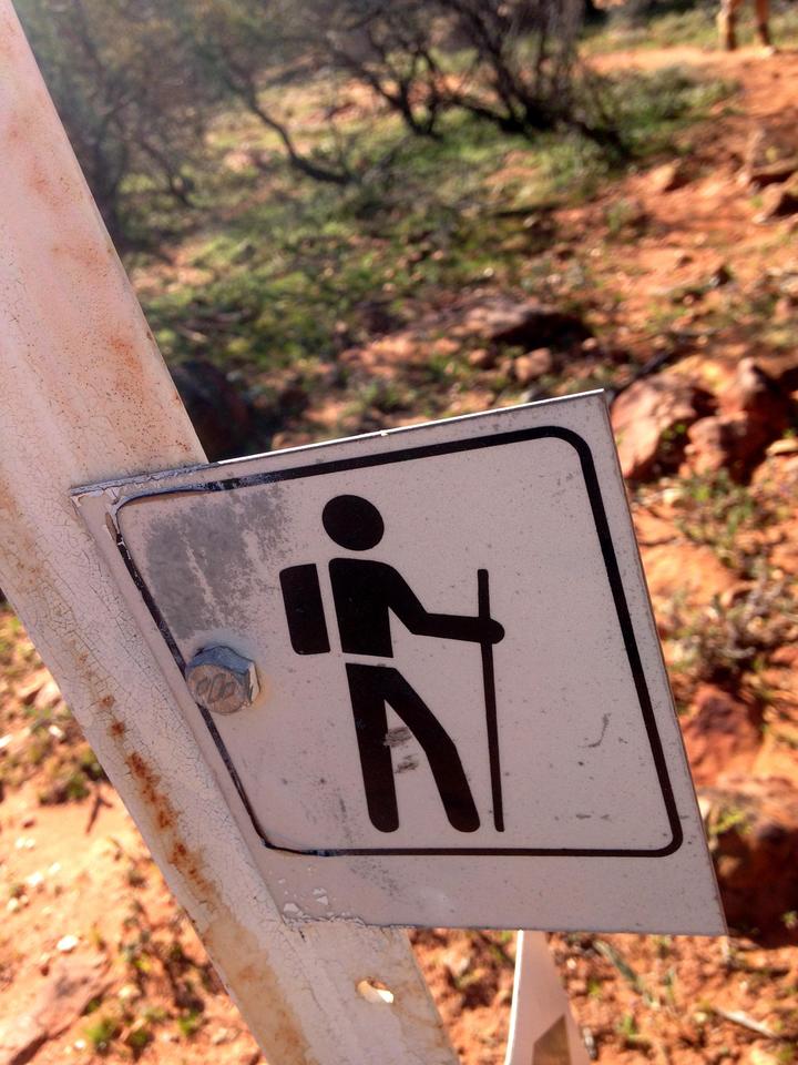 hike sign