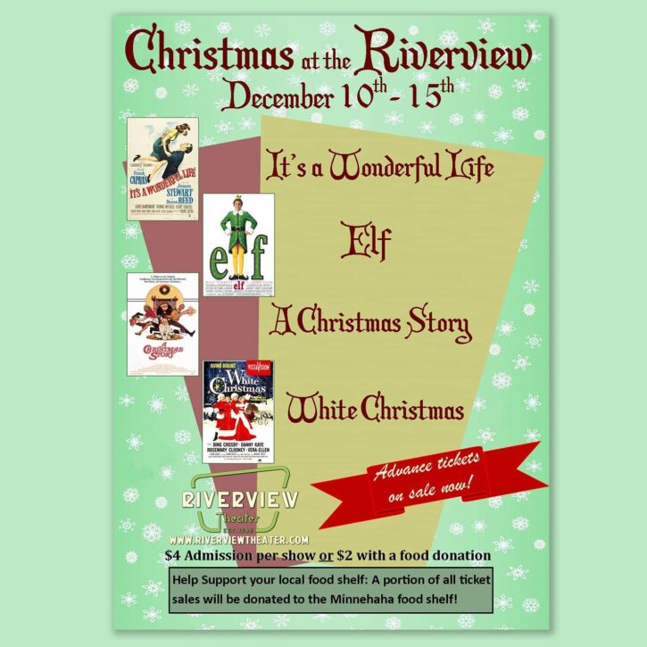 Riverview Theater Christmas Movie Schedule