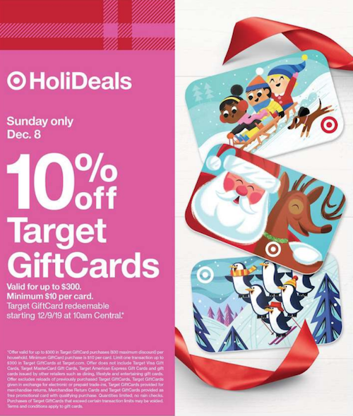 Save 10% on Target Gift Cards TODAY ONLY - Thrifty Minnesota