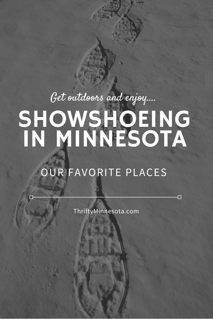 showshoeing in minnesota.