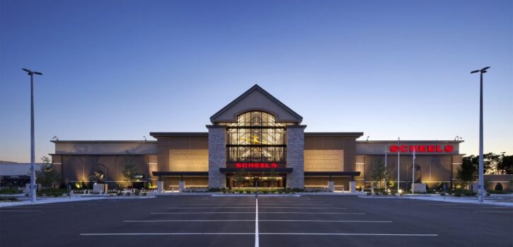 Scheels Eden Prairie Building. 