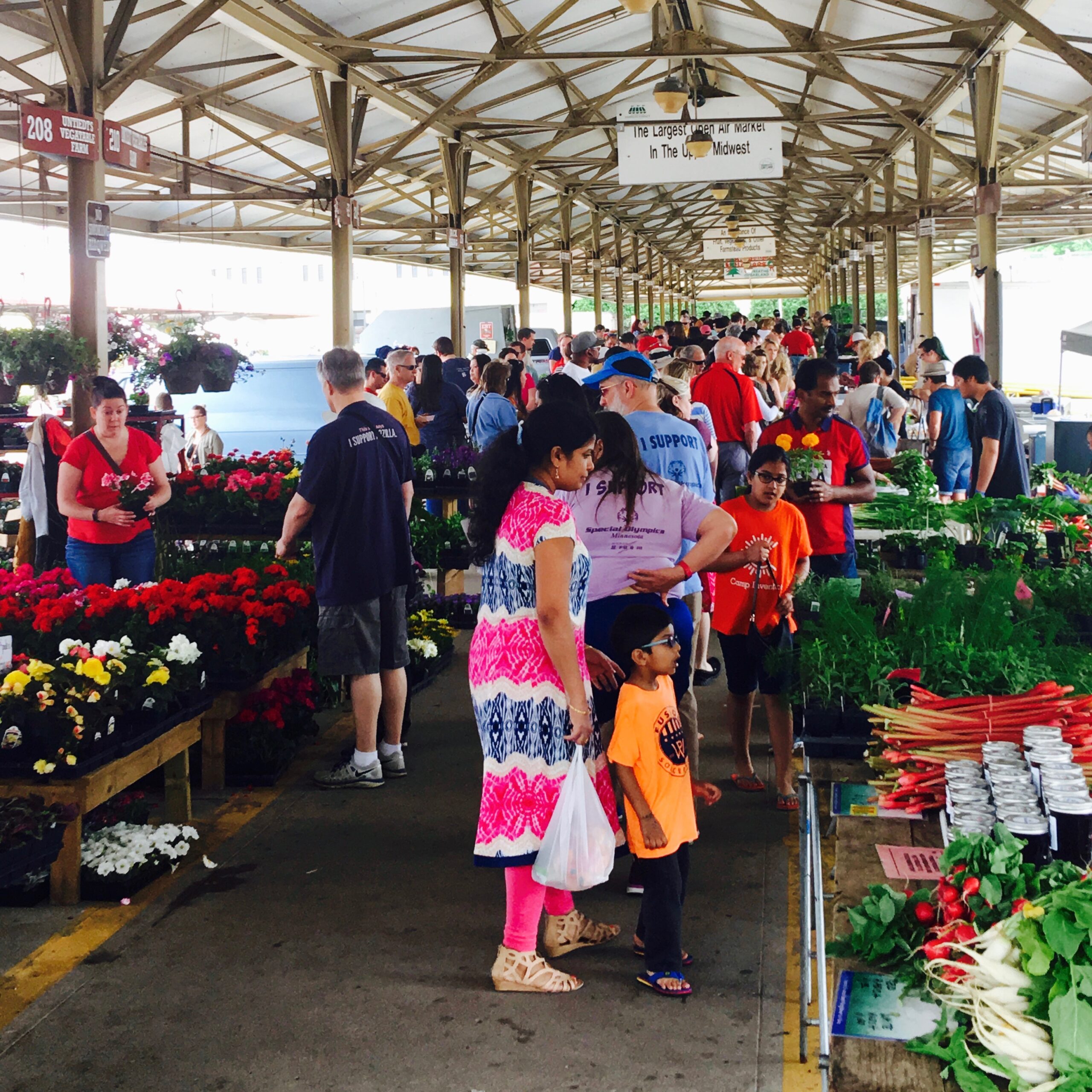 Opening Day for the Minneapolis Farmers Market Thrifty Minnesota