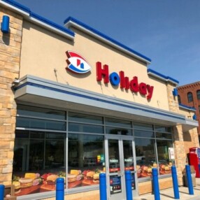 Holiday Gas Station.