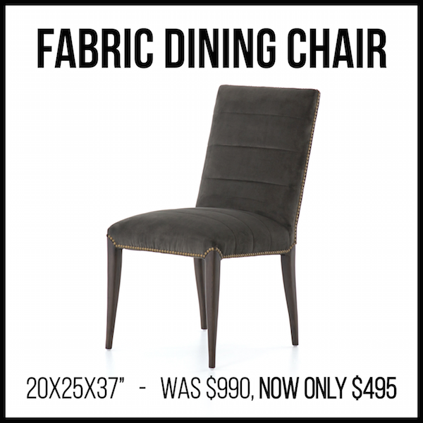 fabric dining chair