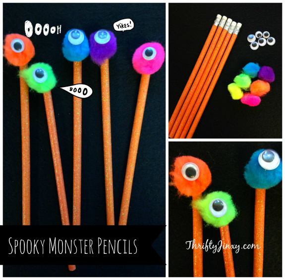 DIY Monster Pencils Craft