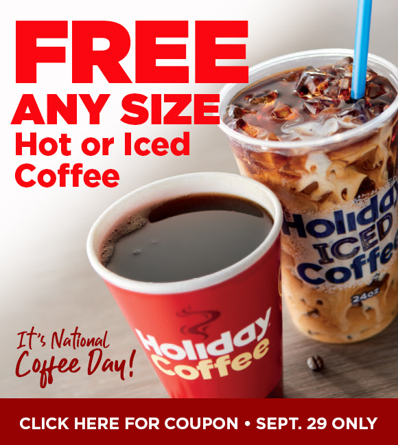 Holiday Free Coffee Coupon National Coffee Day