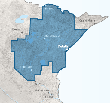 Minnesota Power service area