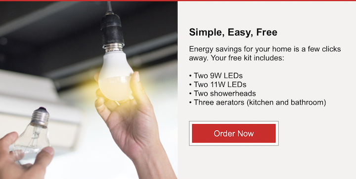 Xcel free home energy kit