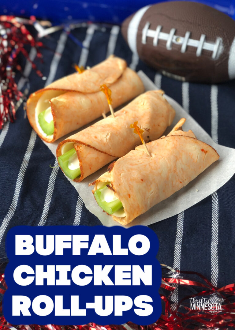 Buffalo Chicken Roll-Ups Recipe for the Big Game - Thrifty Minnesota