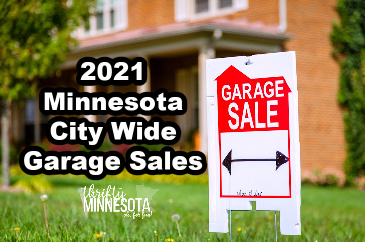 2021 Minnesota City Wide Garage Sales List
