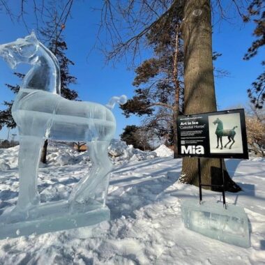 MIA Ice Sculpture Celestial Horse