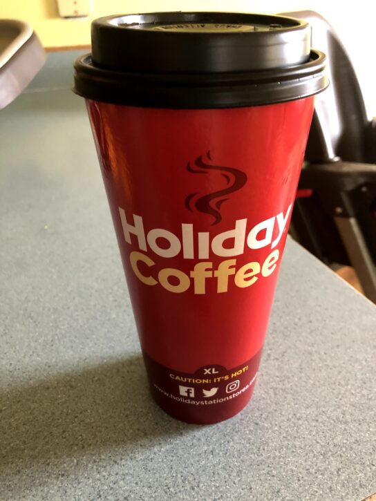 Holiday Stationstores - A Holiday Coffee, Froster, or Polar Pop a day?  Okay! Limited time offer. Subscribe at register. Subscription limited to  any size dispensed beverage, up to 64 oz per drink