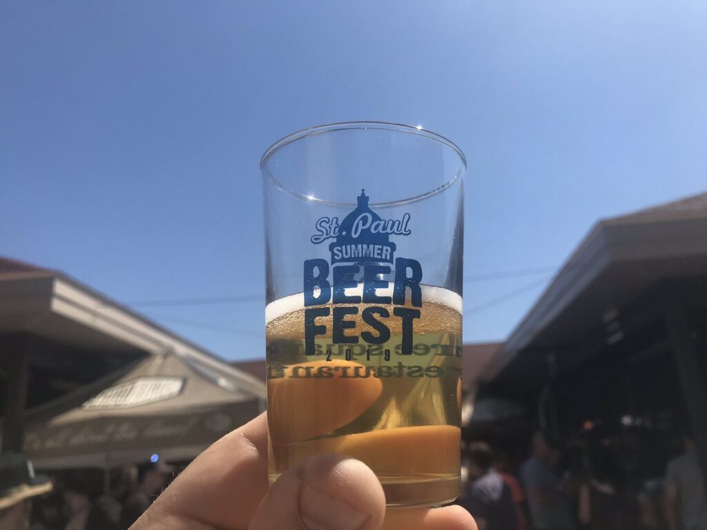 St. Paul Summer Beer Fest Glass