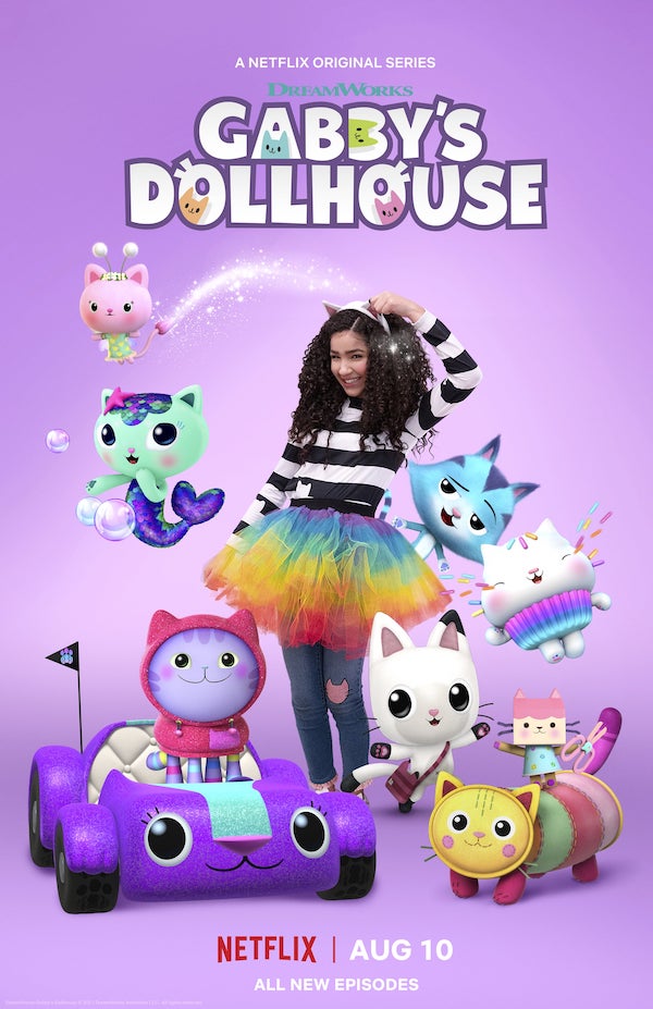 Gabbys Dollhouse Netflix Poster