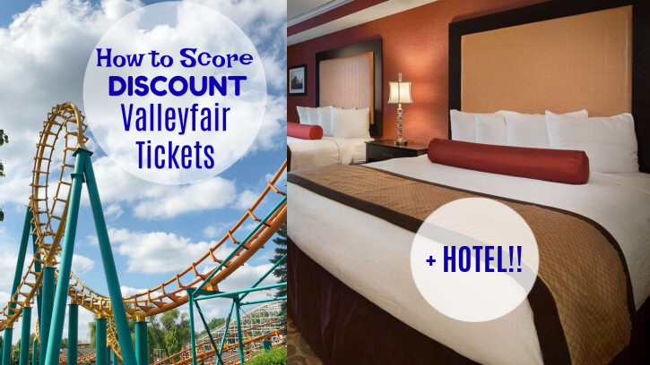 discount valleyfair tickets with hotel