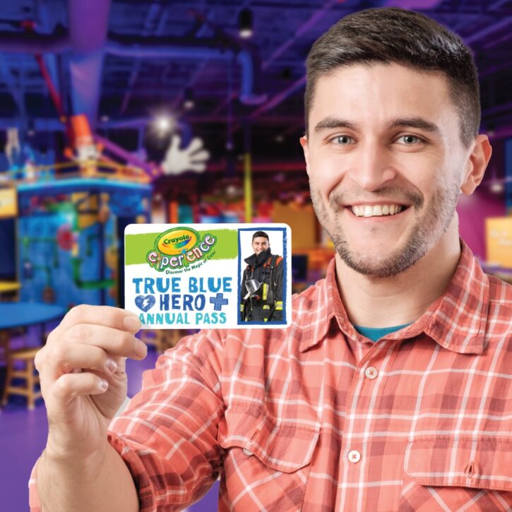 Crayola Experience free True Blue Hero annual pass